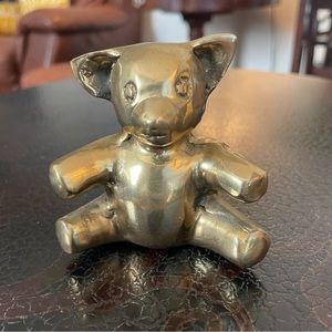 Tandy Small Brass Bear